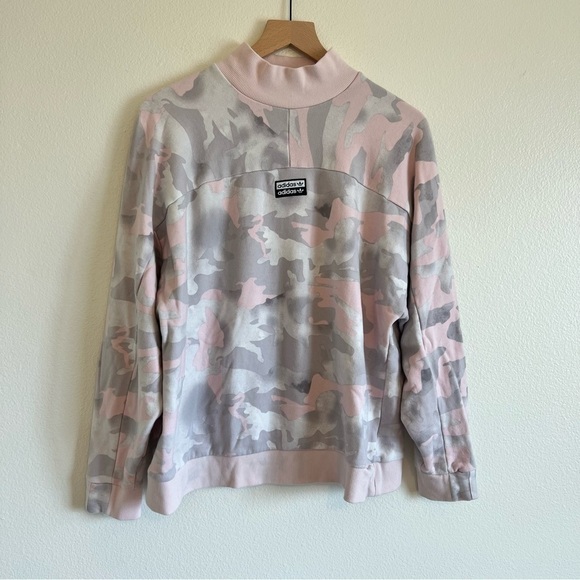 adidas Originals Tops - Adidas originals Camo pink Sweater Small